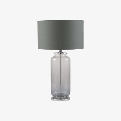 Olivia's Olvia's Venice Table Lamp in Grey Ombre Glass