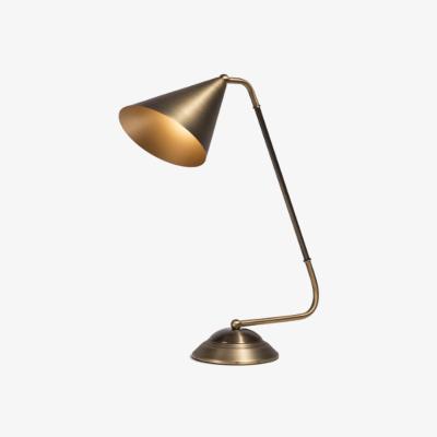Olivia's RV Astley Camone Table Lamp Dark And Light Antique Brass