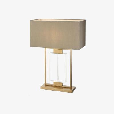 Olivia's RV Astley Ryston, Antique Brass Finish, Crystal Table Lamp | Outlet