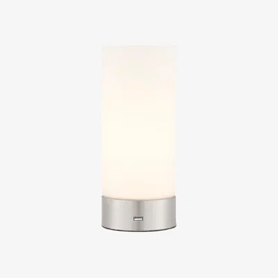 Olivia's Gallery Interiors Dara Table Lamp Brushed Nickel | Outlet