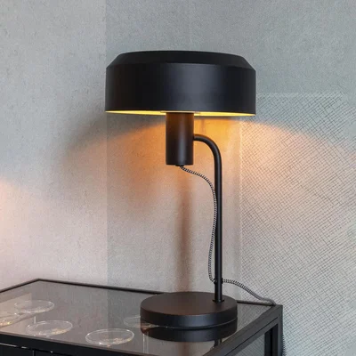 Olivia's Olivia's Nordic Living Collection - Larson Table Lamp in Black