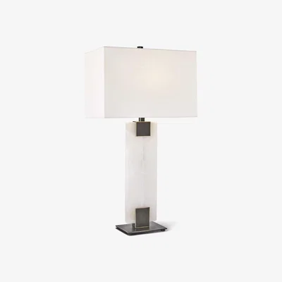 Olivia's Uttermost Black Label Clamp Table Lamp