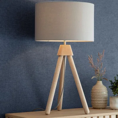 Olivia's Garden Trading Hambledon Oak Table Lamp
