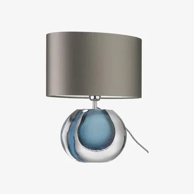 Olivia's Heathfield & Co Gaia Blue Table Lamp