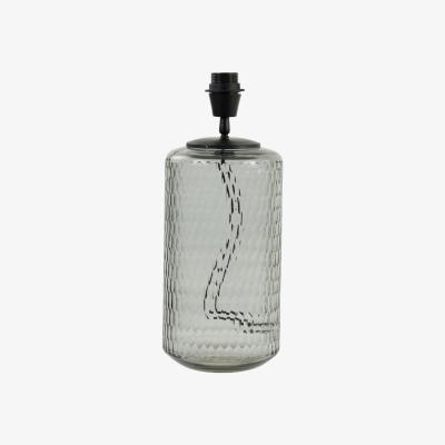Olivia's Light & Living Dorian Table Lamp Base Glass Smoke