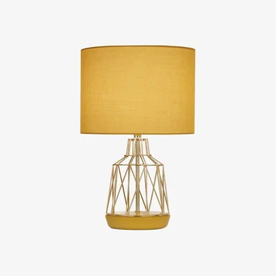 Downtown Macaron Table Lamp Ochre