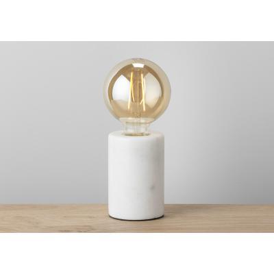 Perch and Parrow Hazel Retro Table Lamp in Marble