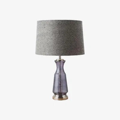 Perch and Parrow Bouvier Lustre Glass Table Lamp in Stone