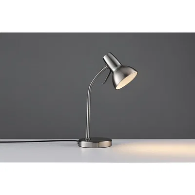Perch and Parrow Axle Nickel Table Lamp