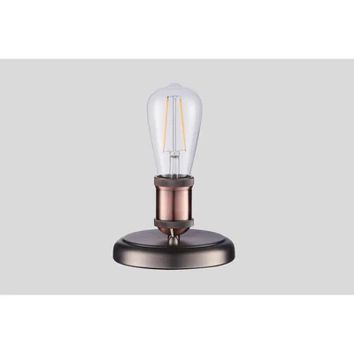 Perch and Parrow Anker Aged Pewter Sitting Table Lamp