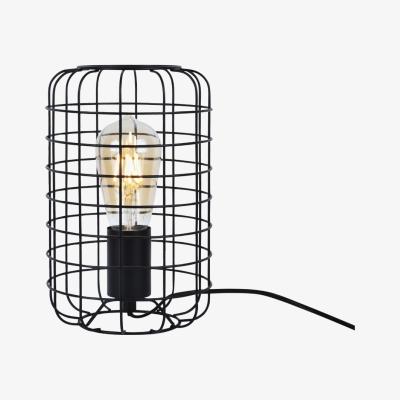 Pagazzi Aristo Cage 1 Light Table Lamp Black
