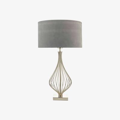 Pagazzi AVERY T/LAMP P/NICKEL GREY