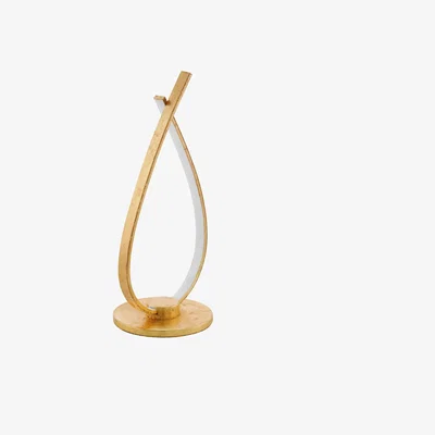Pagazzi Miraflores 1 Light LED Gold Table Lamp
