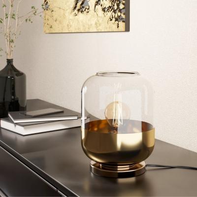 Pagazzi Maryvilla Gold and Clear Glass Table Lamp