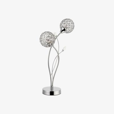 Pagazzi Edna 2 Light Polished Chrome Table Lamp