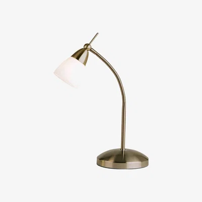 Pagazzi Endon 40cm Touch Desk Table Lamp Antique Brass