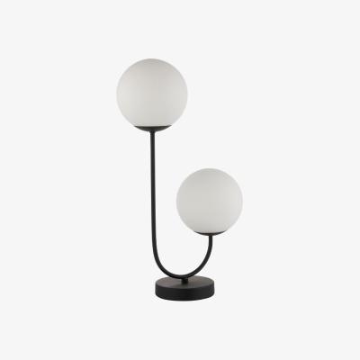 Pagazzi Patton 2 Light Matt Black Table Lamp