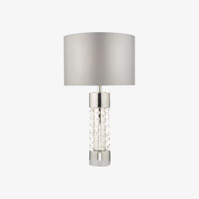 Pagazzi Rosana Large Polished Chrome &amp; Crystal Table Lamp