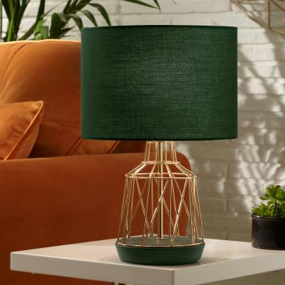 Pagazzi Macaroon Gold and Emerald 44cm Table Lamp