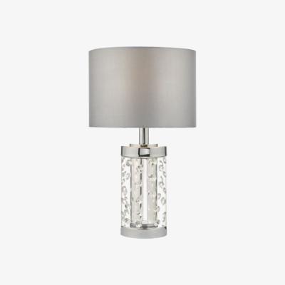 Pagazzi Rosana Small Polished Chrome &amp; Crystal Table Lamp