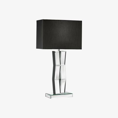 Pagazzi Searchlight Reflection 60cm Table Lamp Mirror/Black