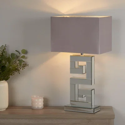 Pagazzi Thalia Chrome Large Mirror Table Lamp
