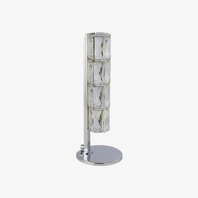 Pagazzi Remy Polished Chrome & Crysal Table Lamp