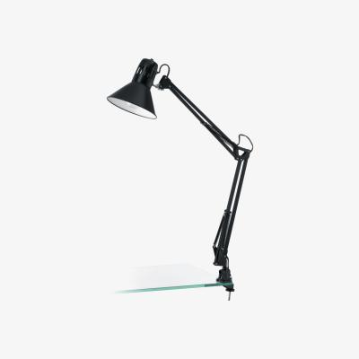Pagazzi Firmo 1 Light Black Clamp Table Lamp