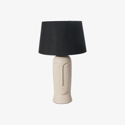 Pagazzi Rushmore Face Detail Ceramic Table Lamp