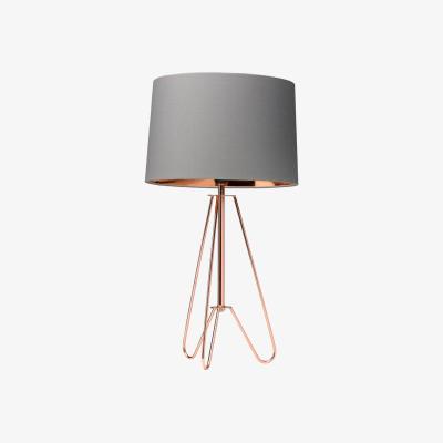 Pagazzi Ziggy 49cm Table Lamp Copper/Grey