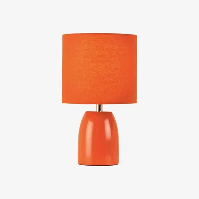 Pagazzi Opal 25cm Table Lamp Burnt Orange