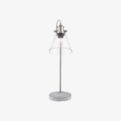 Pagazzi Chaplin Concrete &amp; Chrome Table Lamp