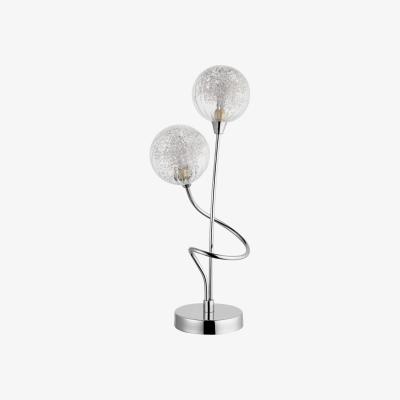 Pagazzi Hadley 2 Light 44cm Polished Chrome Table Lamp