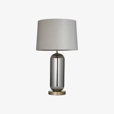 Pagazzi Lula Smoked Glass Touch Table Lamp