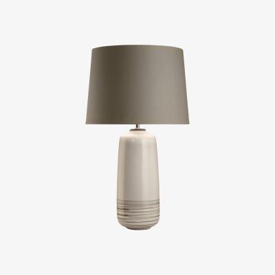 Pagazzi Moby White and Grey 70cm Table Lamp