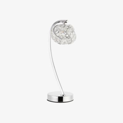 Pagazzi Monaco Chrome and Crystal Table Lamp
