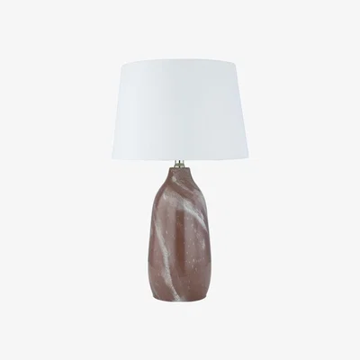 The Range Adeline Blush Marble Table Lamp