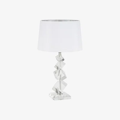 The Range Geometric Cut Crystal Table Lamp