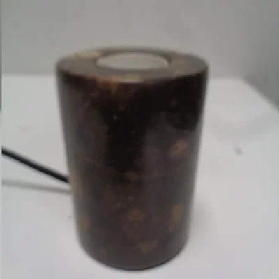 The Range Marble Base with Amber LED - Brown