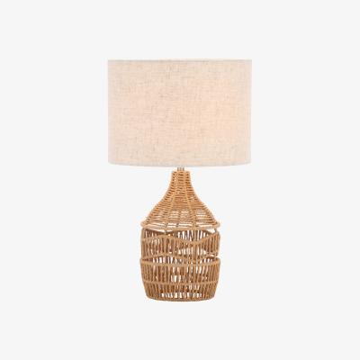 The Range Netty Rattan Table Lamp - Natural