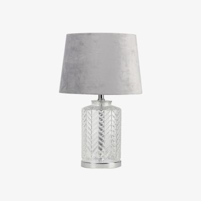 The Range Maeve Chevron Glass Table Lamp