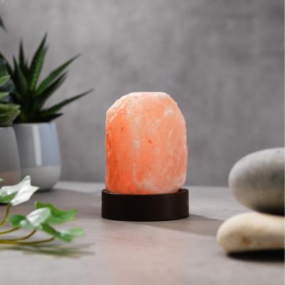 The Range Mini LED Colour Changing Salt Lamp - Orange
