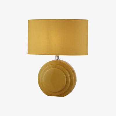 The Range Ochre Ceramic Base Table lamp - Yellow