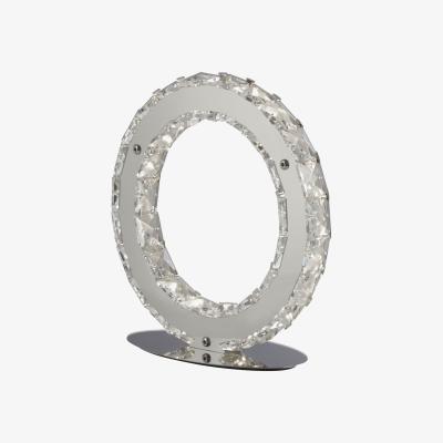 The Range Astro LED ring Table Lamp  - Silver