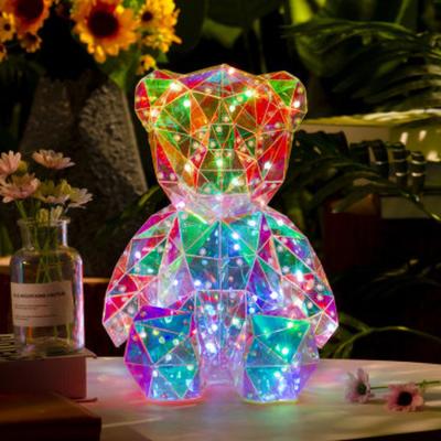 The Range Sparkle Interactive LED Glitz Bear  - Clear