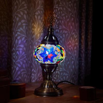 The Range Turkish Mosaic Glass Lamp Multi - Multi Coloured