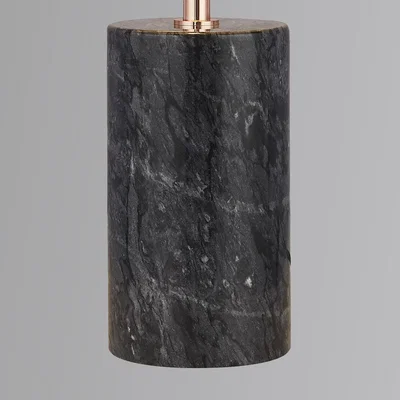 The Range Grotta Marble Table Lamp - Black