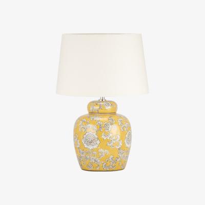 The Range Mustard Floral Table Lamp