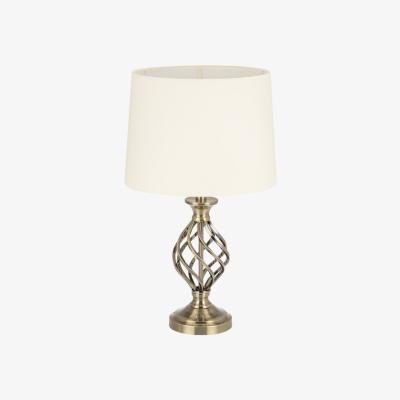 The Range Hamilton Bronze Twist Table Lamp