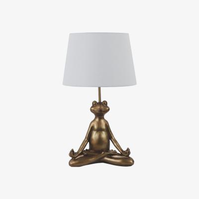 The Range Meditating Frog Table Lamp - Bronze